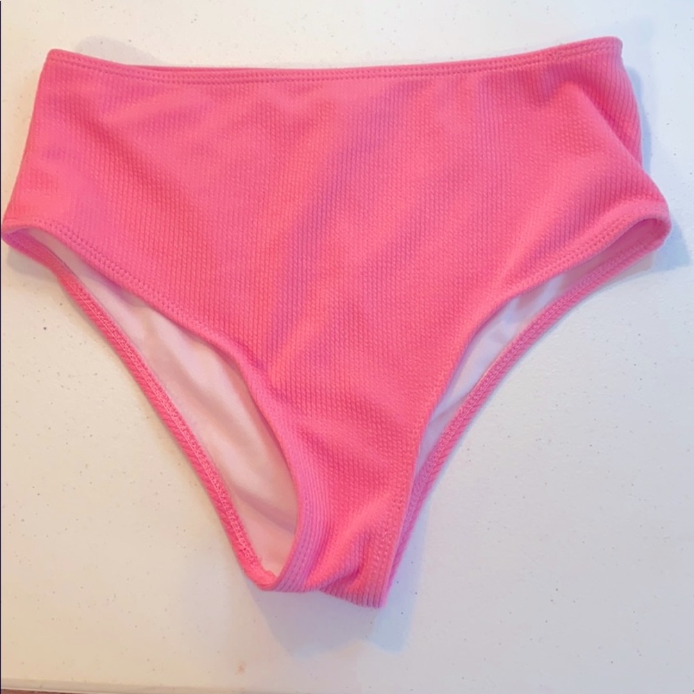 high wasted bikini bottom